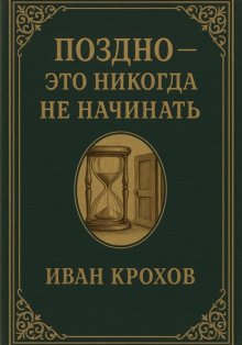 Поздно – это никогда не начинать